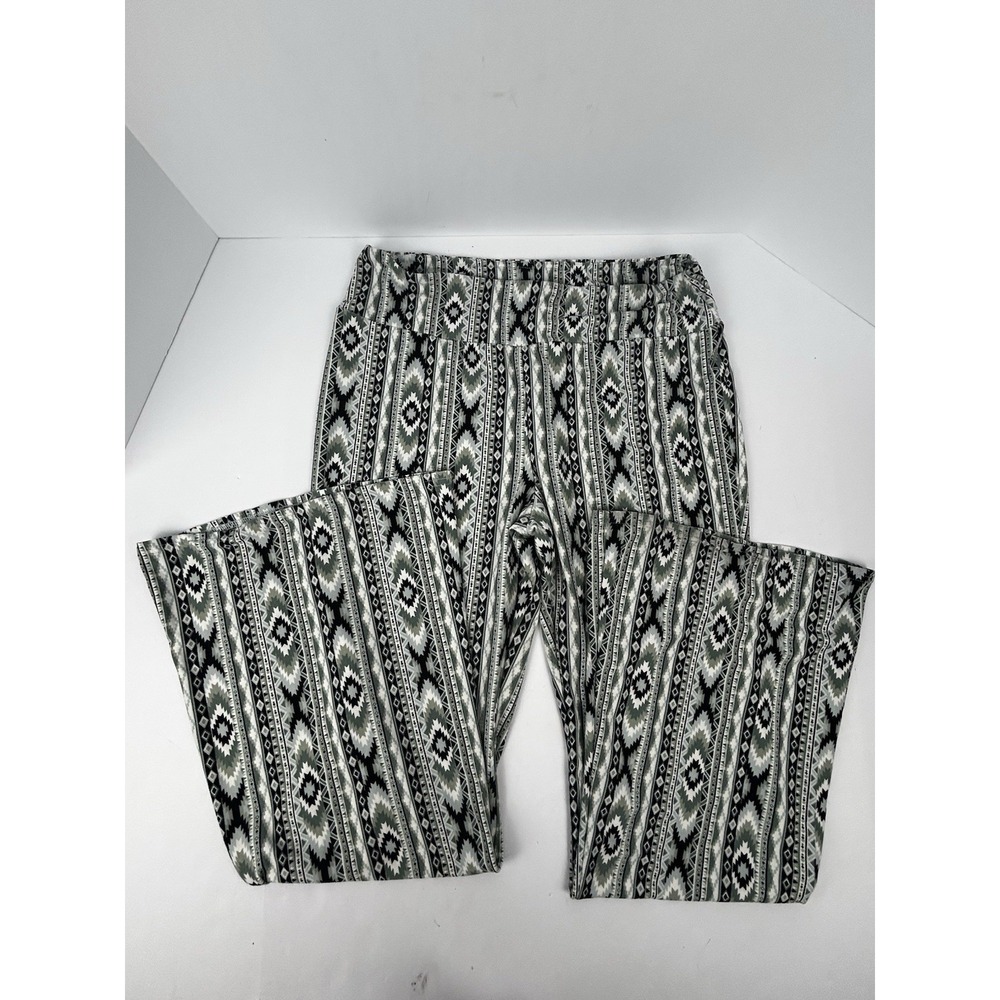Boho Flare Pants Womens XL Festival Bell Bottom Stretch‎ Hippie Yoga